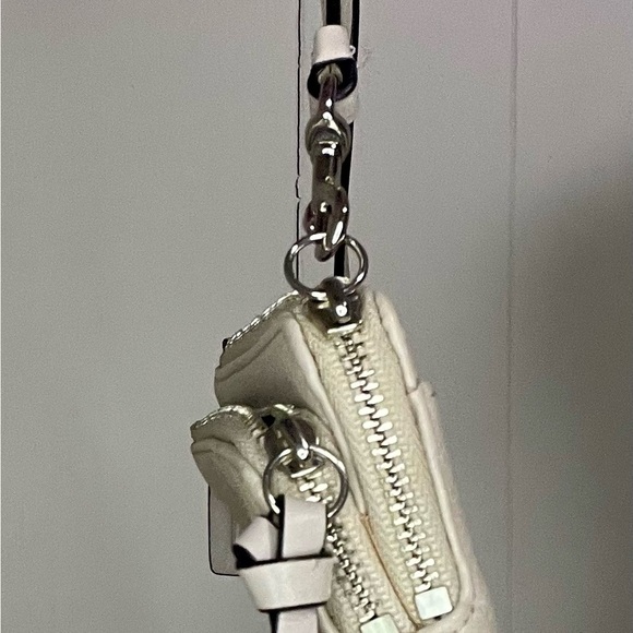 Coach White Leather Wristlet - Picture 3 of 11